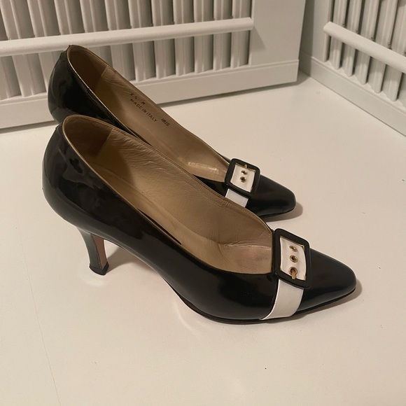 Bally Italian patent leather shoes , gorgeous design - Picture 3 of 9